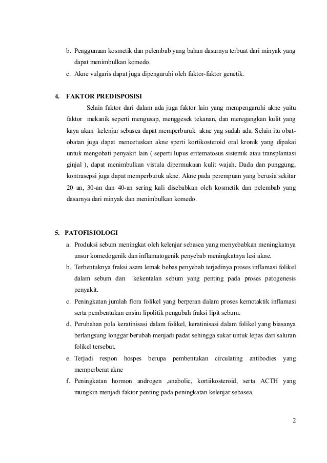 askep akne vulgaris